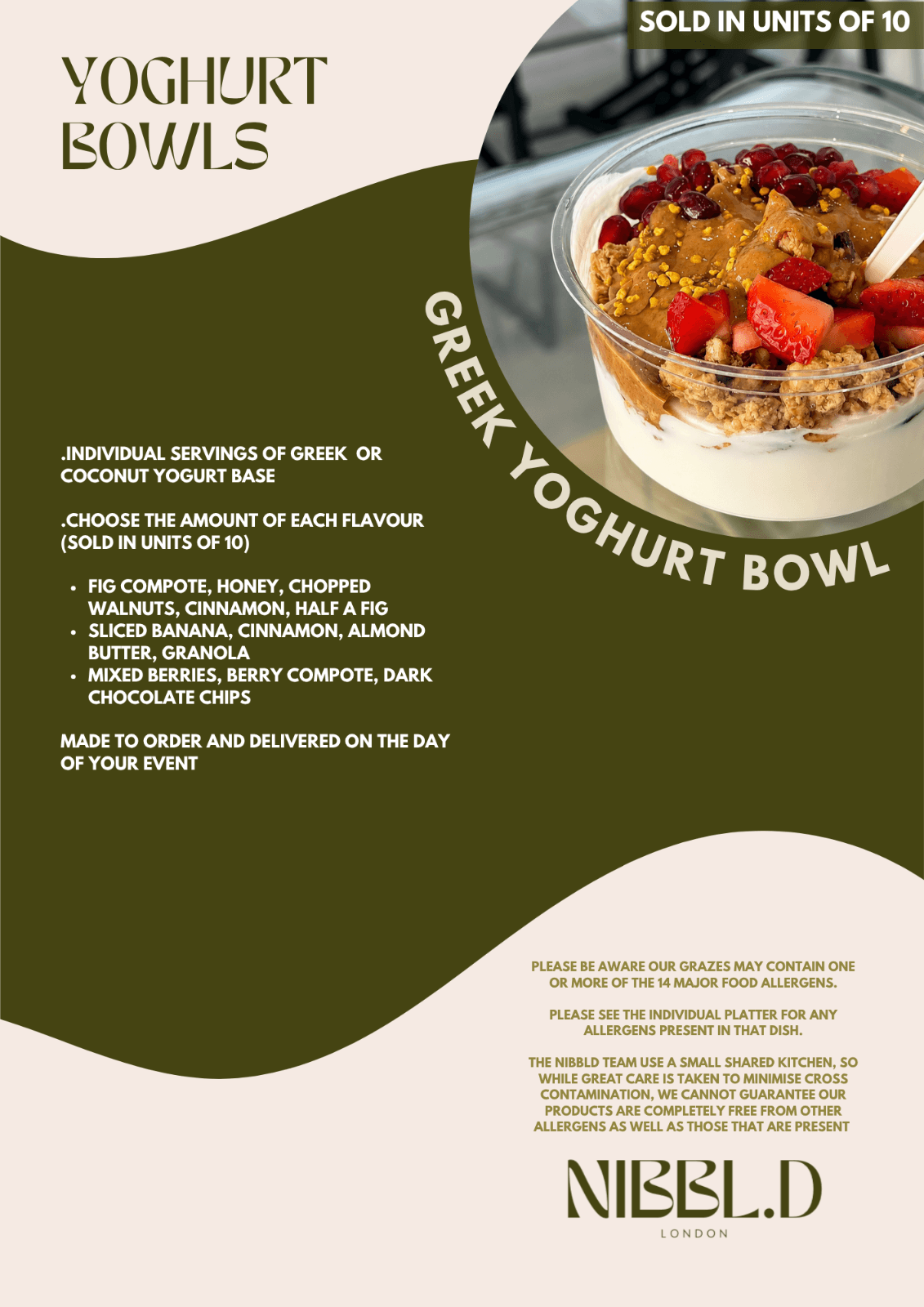 Yogurt bowls