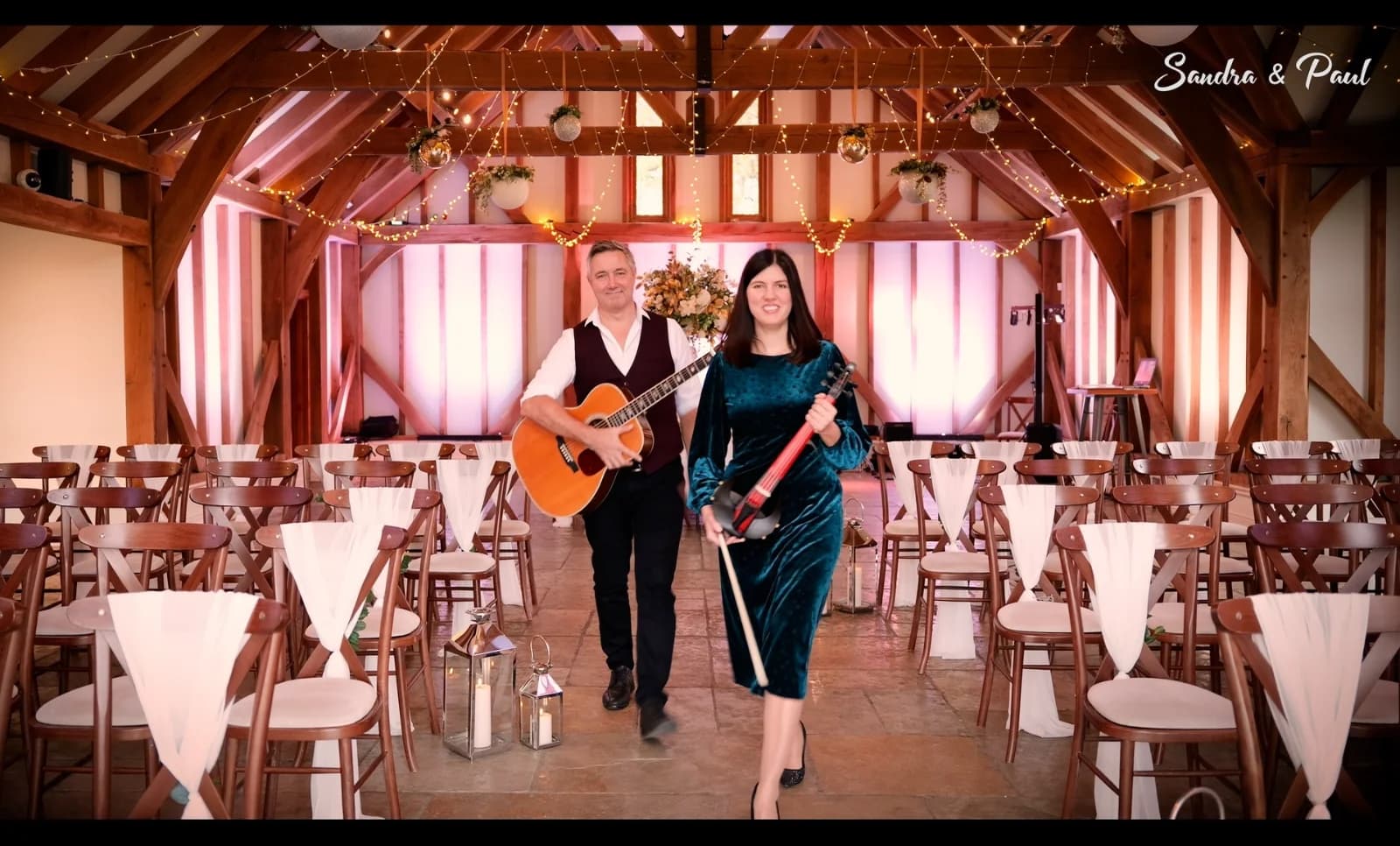 Instrumental duo on violin and guitar